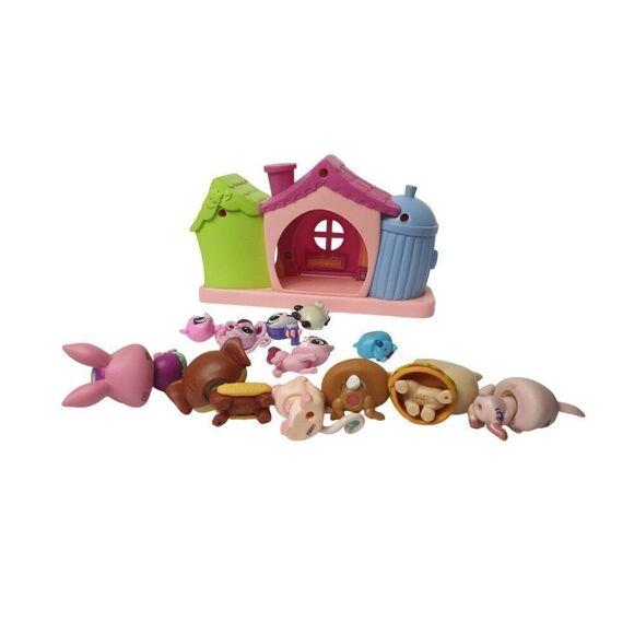 Littlest Pet Shop Toy Set With 12 Animal Figures & House Playset - Picture 7 of 8
